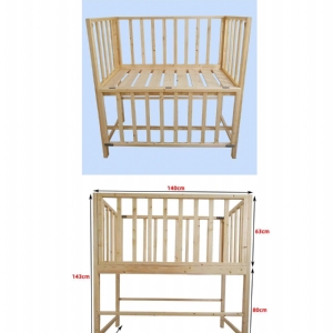 測(cè)查床規(guī)格長(zhǎng)140cm寬77cm高143cm欄高63cm